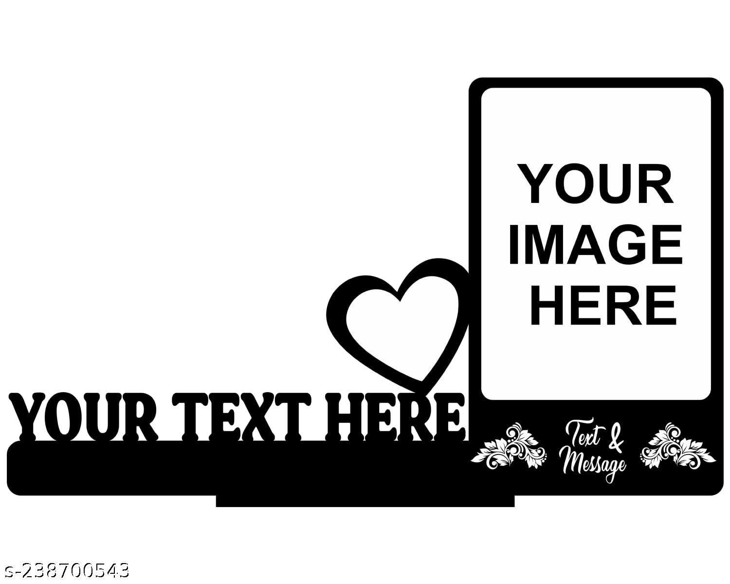 GiftsWale Customized Photo Frame Table Top Standee