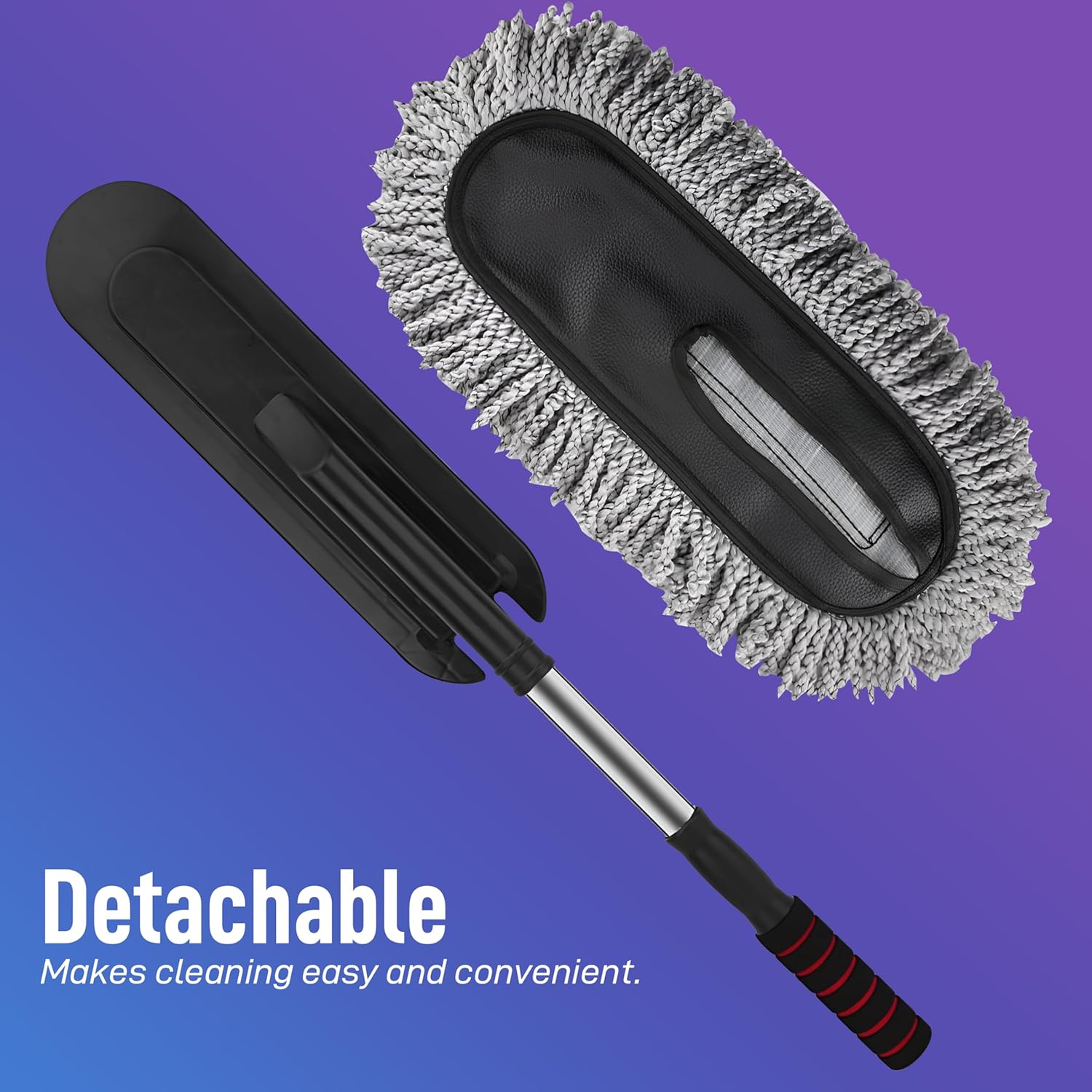 Super Soft Car Cleaning Multipurpose Car Cleaner Brush Exterior and Interior Extendable Handle for Cleaning