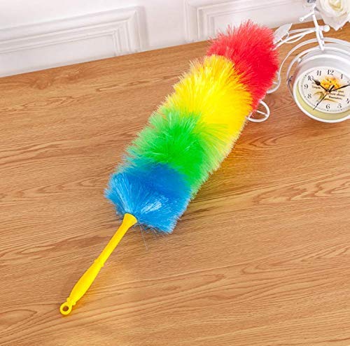 Multipurpose Microfiber Feather Duster-Pack of 1|Dusting Tool|Feather Cleaning Duster|Microfiber Duster|Eco-Friendly Duster | Dusting Brush | Magic Colorful Microfiber Duster for Easy Cleaning