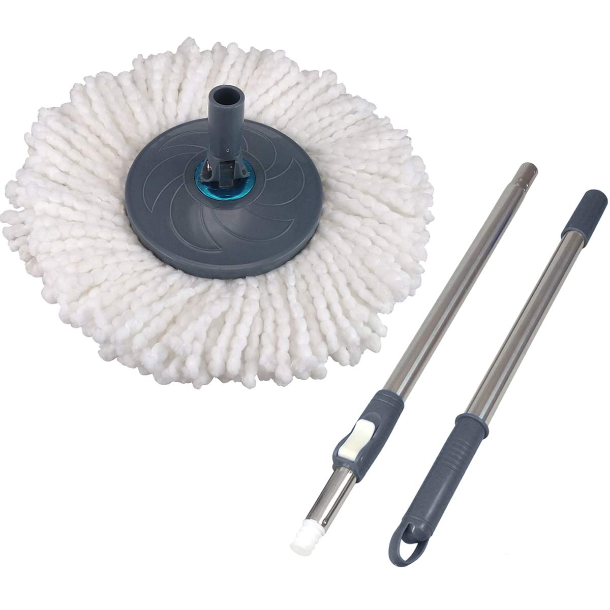 Hevay quality Stainless Steel Neo Clean Mop Stick & Plate Rod Only Without Bucket with Standing Magic Pocha with Easy Grip Handle for Floor Cleaning Supplies Product for Home, Office